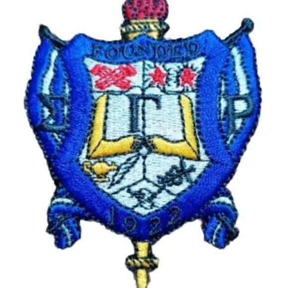 Sigma Gamma Rho Shield Embroidered Emblem Iron on Patch 3inTall - Picture 1 of 2